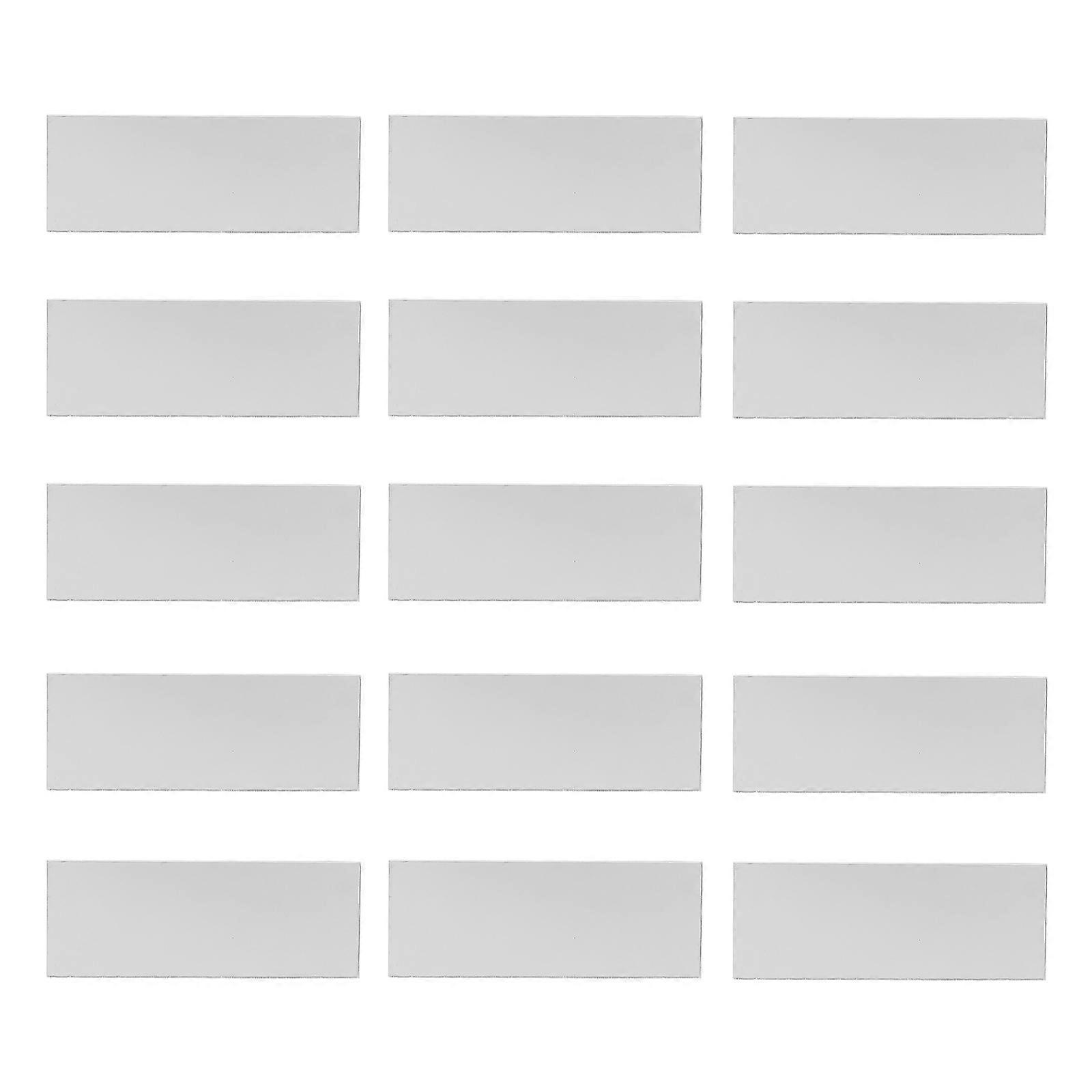 Rectangular Mirror DIY Mirror Tiles Stripes Decorative 30 Pieces Set