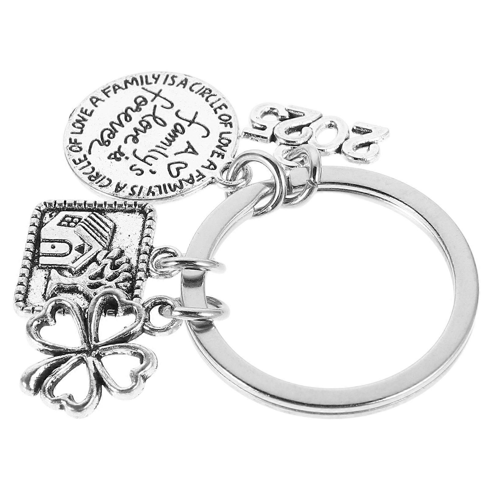 Durable House Backpack Charm Silver Color 4Pcs for Decoration