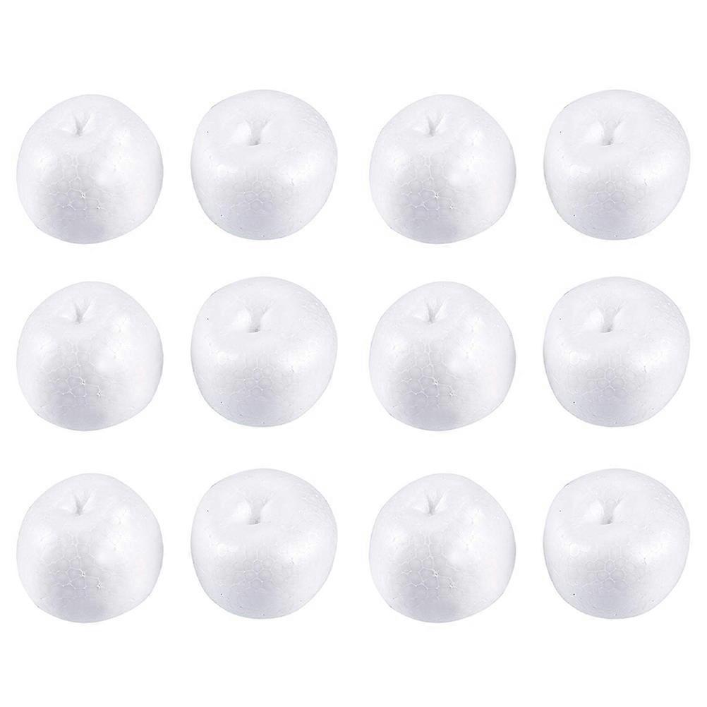 12Pcs Round Fruit Model Molds Ideal For Kid Craft Making And Hands-On Ability Training At Home Or School