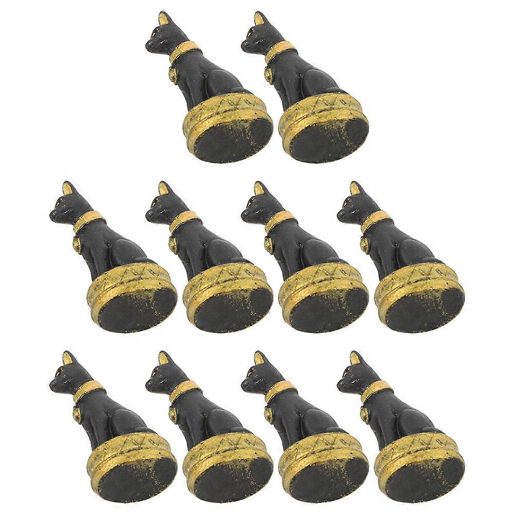 Resin Cat Statues For Tabletop Display And Micro Landscape Decoration 3.90X2.00X1.70CM Miniature Figures 50Pcs Variety