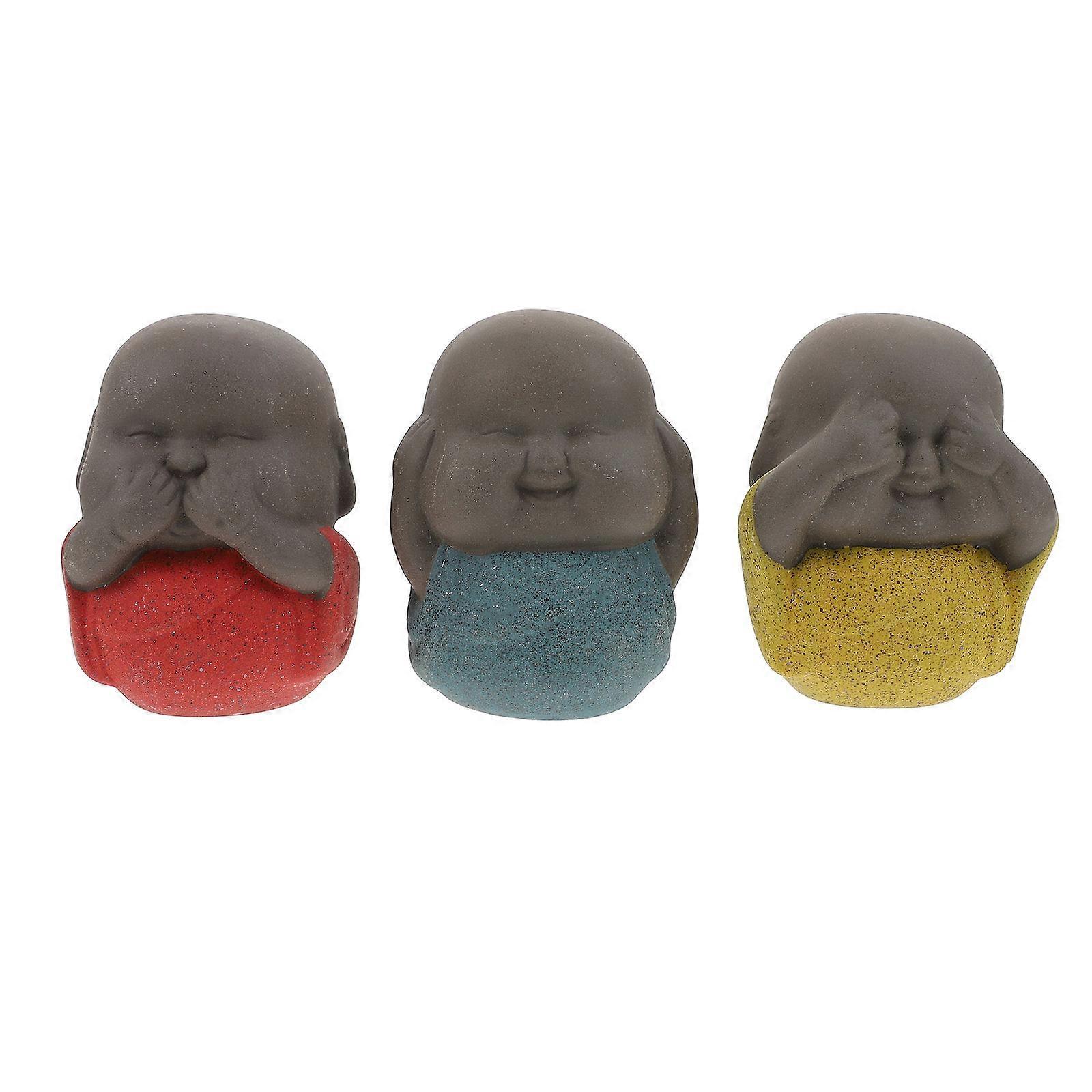 Ceramic Ornament Tea Pet Decoration for 6Pcs Set
