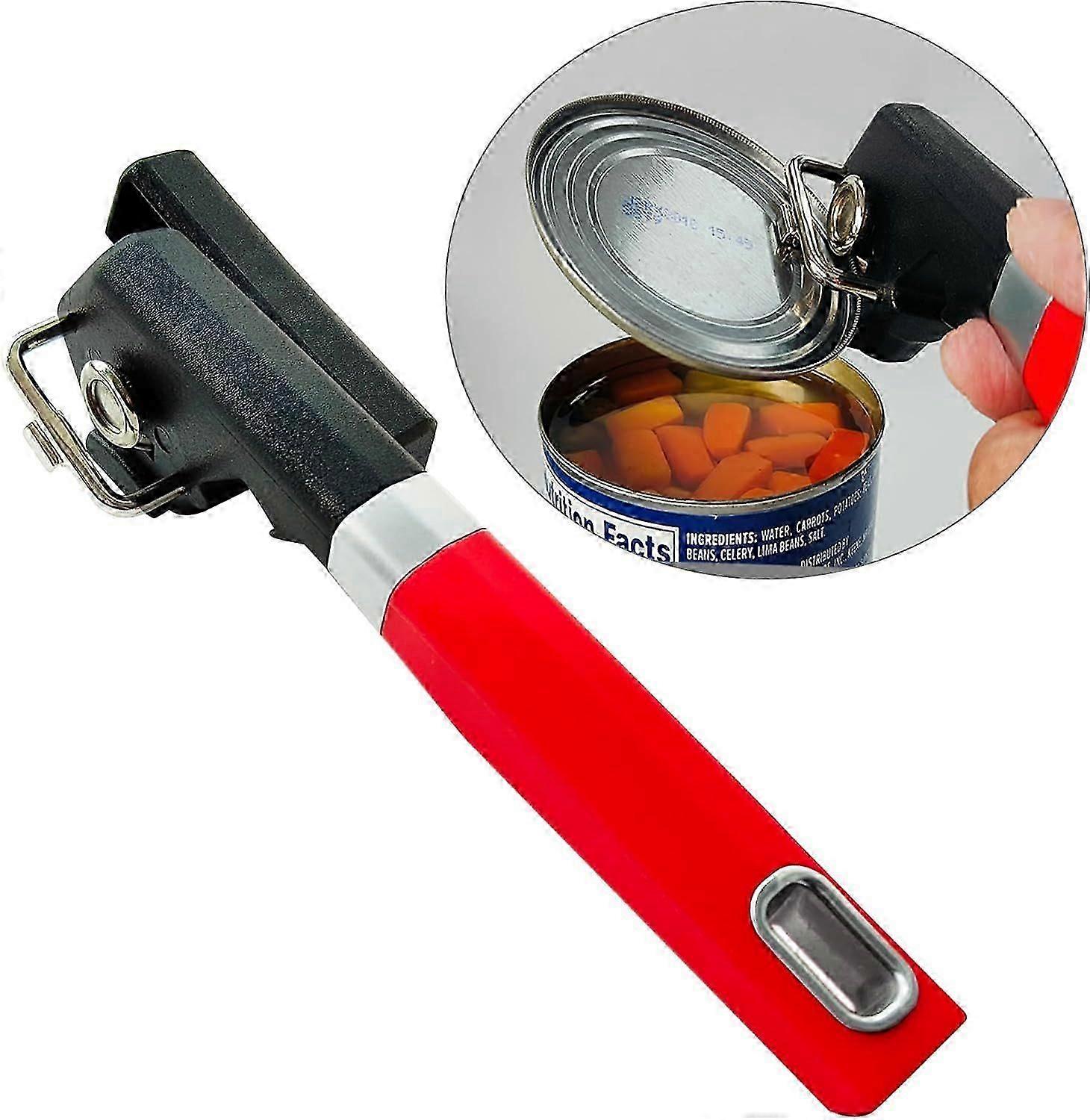 2025 Latest Model SAFETY Can Opener Smooth Edge, Side Cut Hand Held Can Opener