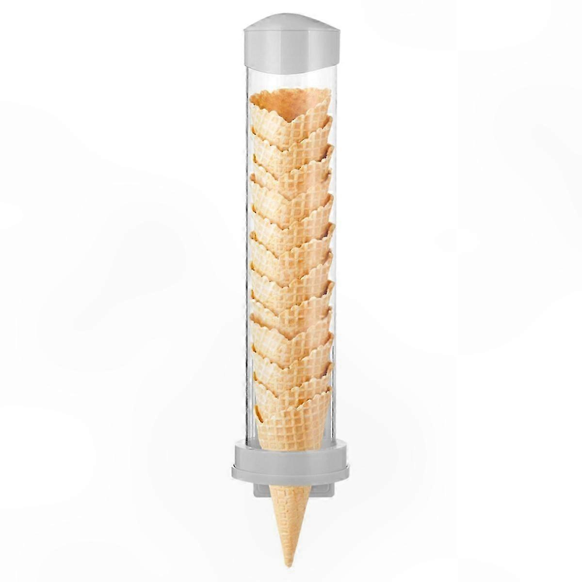 Plastic Waffle Cone Holder for Ice Cream Cones Dispenser Storage Solution
