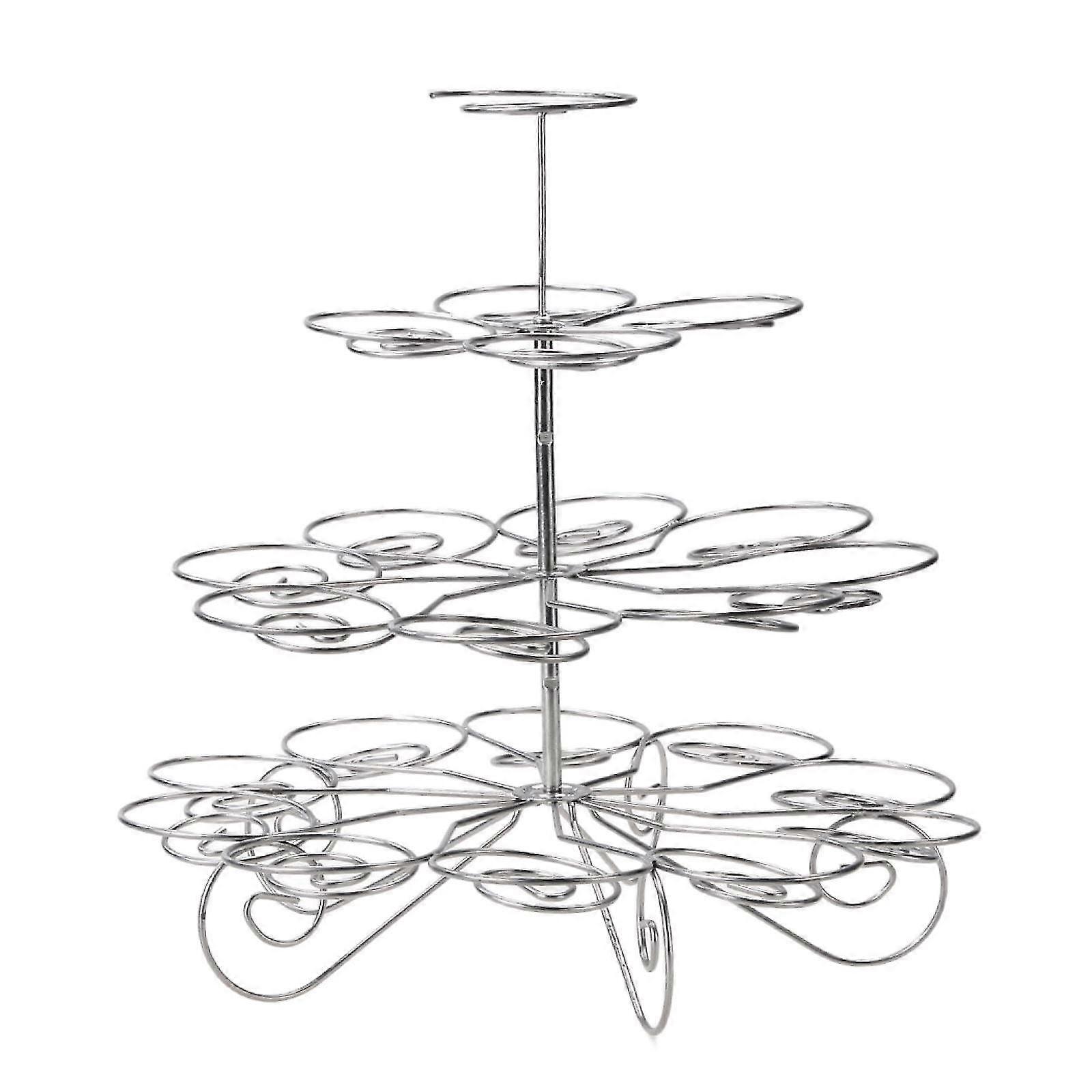 Metall cupcake stativ til fest, bryllup, dessertdisplay