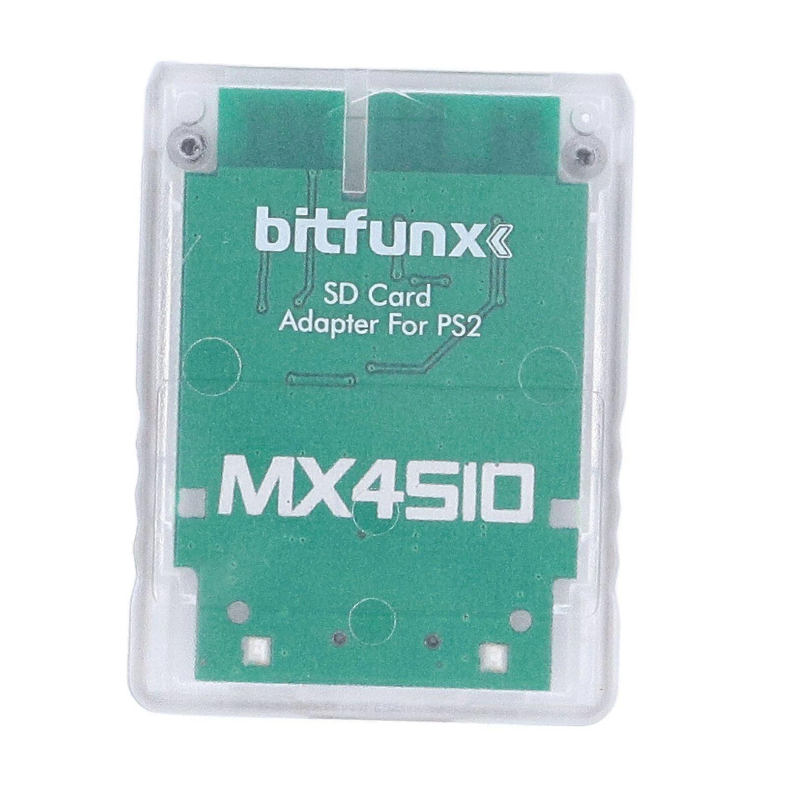 SIO2 Storage Memory Card Adapter Card Reader Adapter Replacement for 3000X 5000X 7000X 9000X Game Console Transparent White