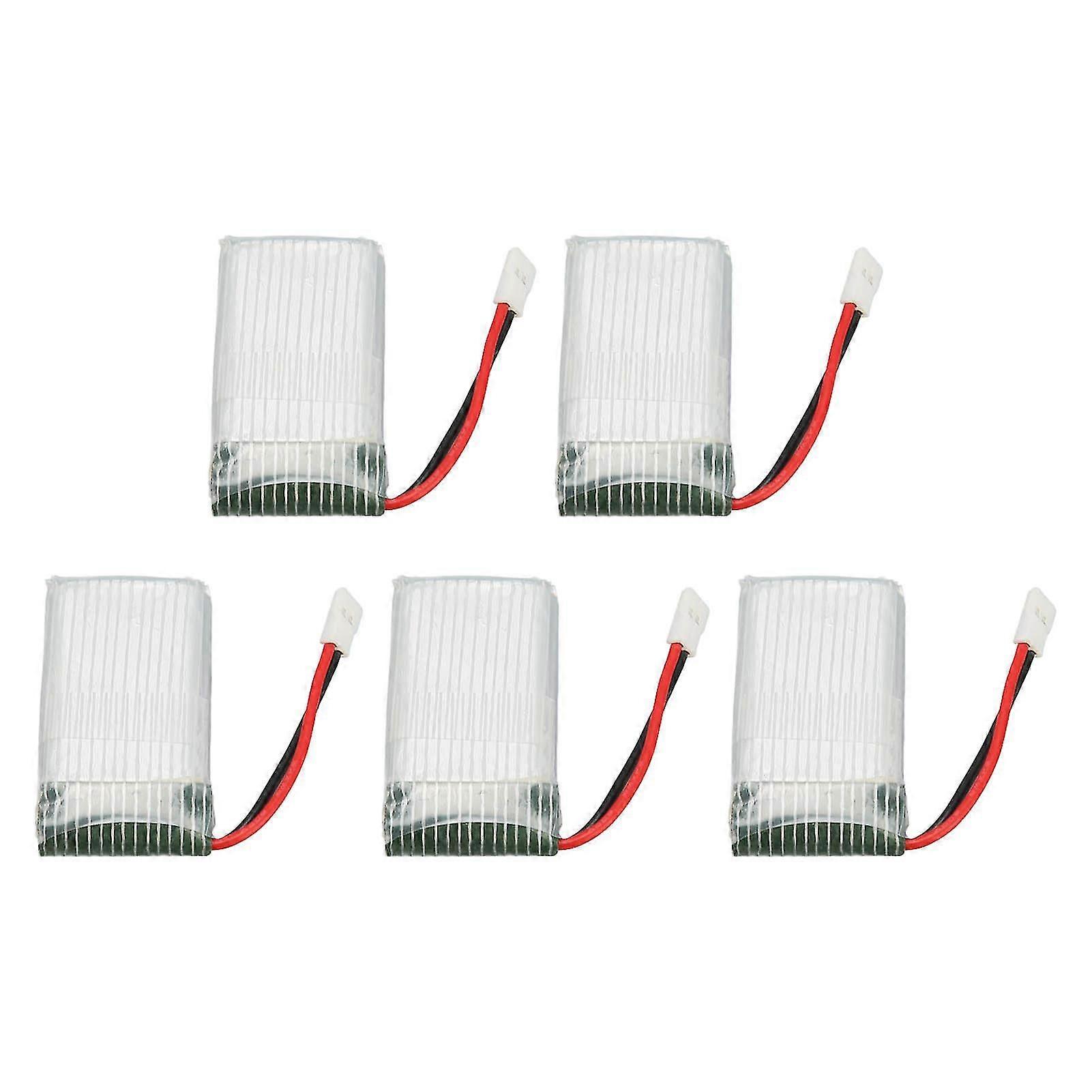 5PCS 802540 800mAh RC Drone Battery Portable RC UAV Backup Battery Accessories for SYMA X5C X5C 1 X5 X5SC X5SW M68 K60