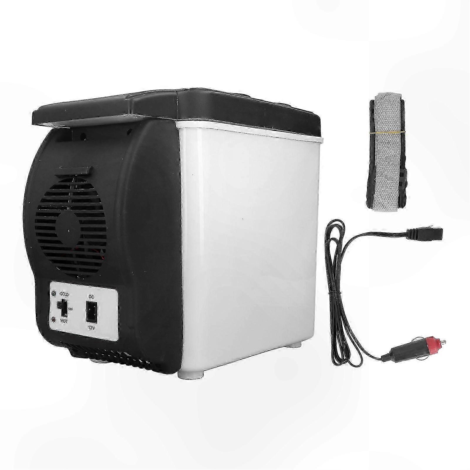 Compact 6L Vehicle Cooler Fridge Freezer 12V Portable Cooling Unit for Cars