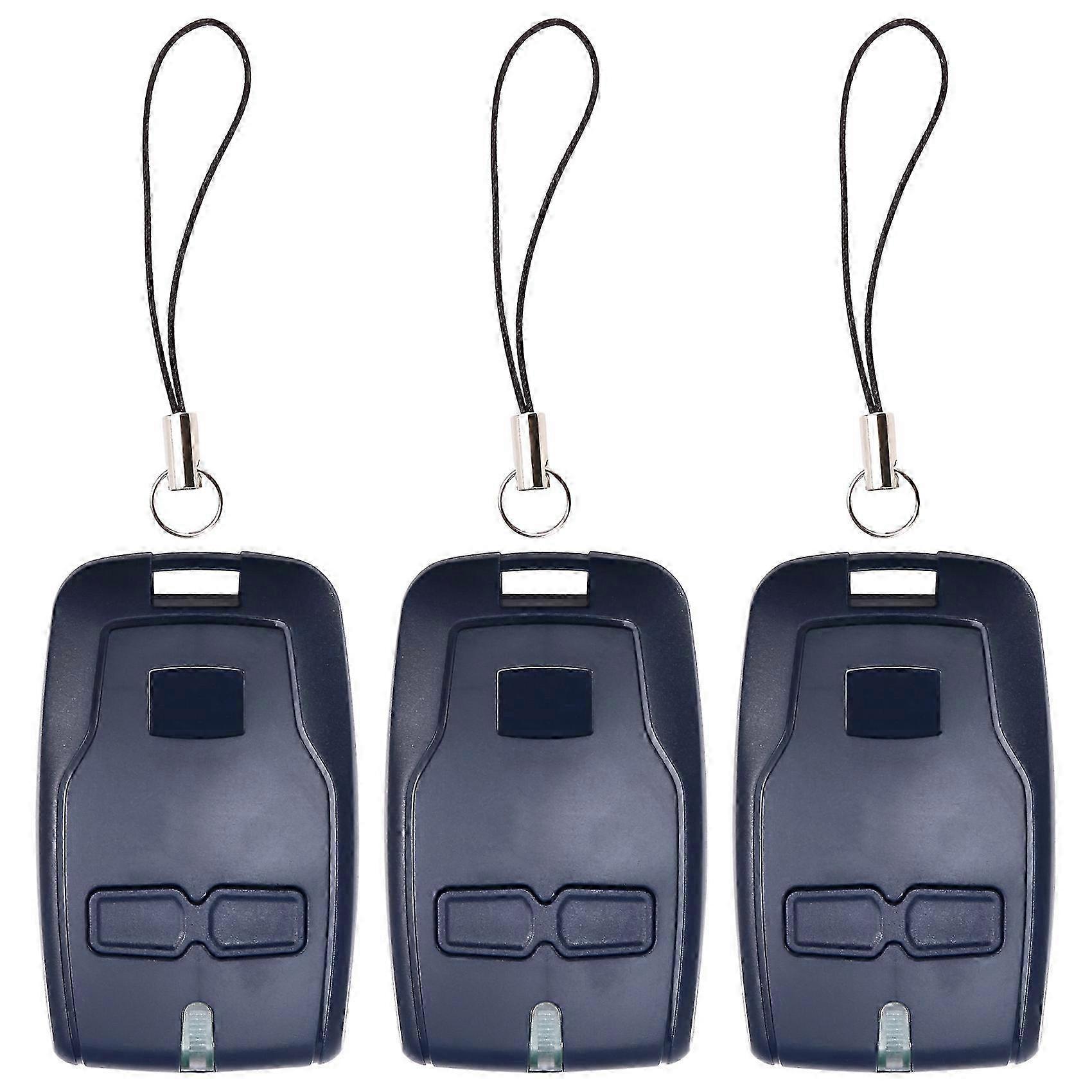 3pcs BFT Mitto B2 433.92MHz Garage Door Remote Key Fob, 2-Channel Electric Gate Opener Replacement