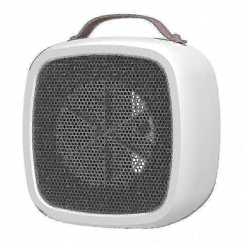 Portable Battery Powered Space Heater - Compact Electric Mini Fan Heater With Thermostat