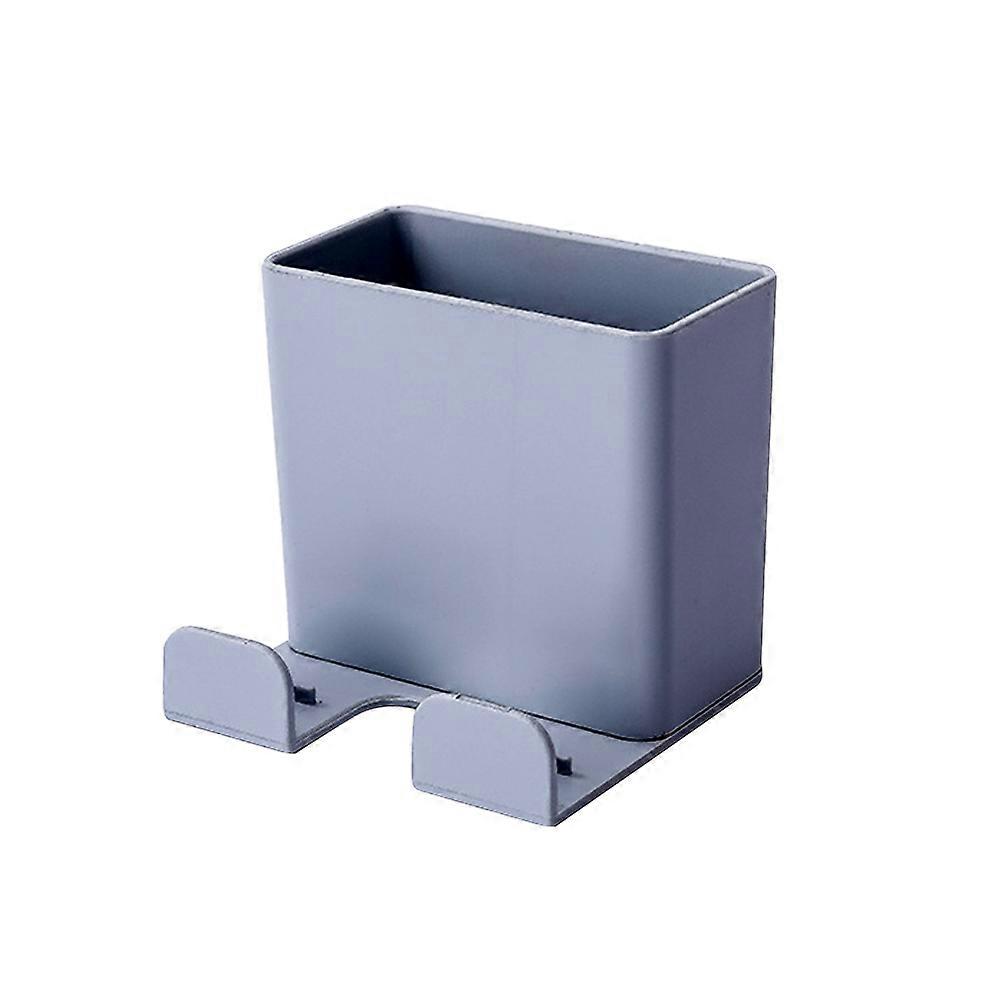Remote Controller Holder Wall Mounted Holder for Storage Use 2Pcs Grey