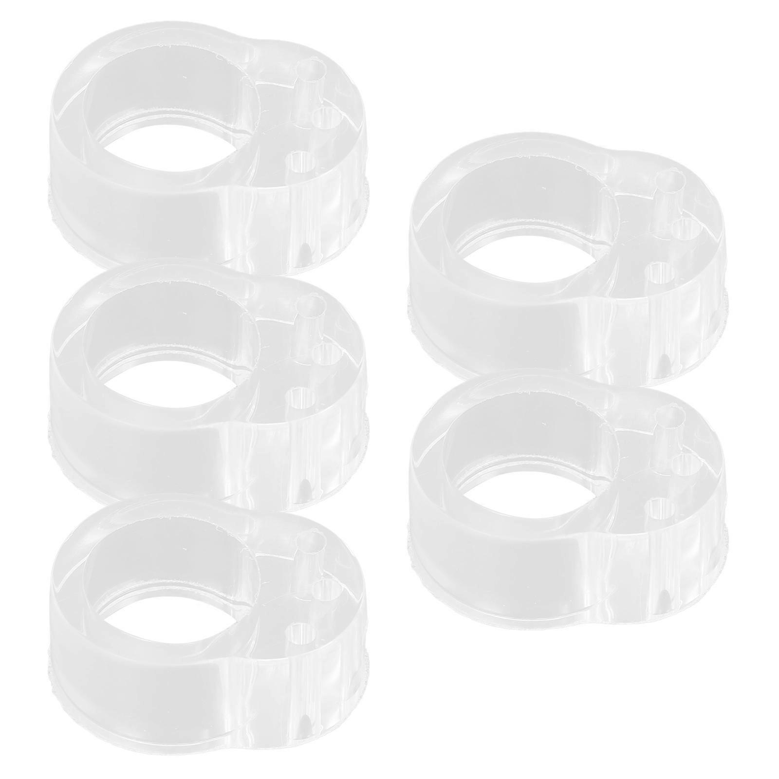 5Pcs Transparent Door Handle Bumpers Designed for Silent Protection