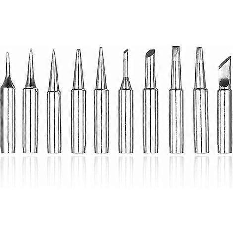 10pcs 900M Replacement Soldering Iron Tips Kit Soldering Tips For Hakko, Radio