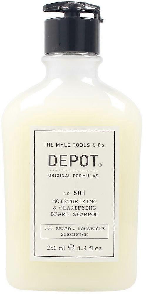 Moisturizing & clarifying beard shampoo Depot Beard & Mustache Nº501 250 ml