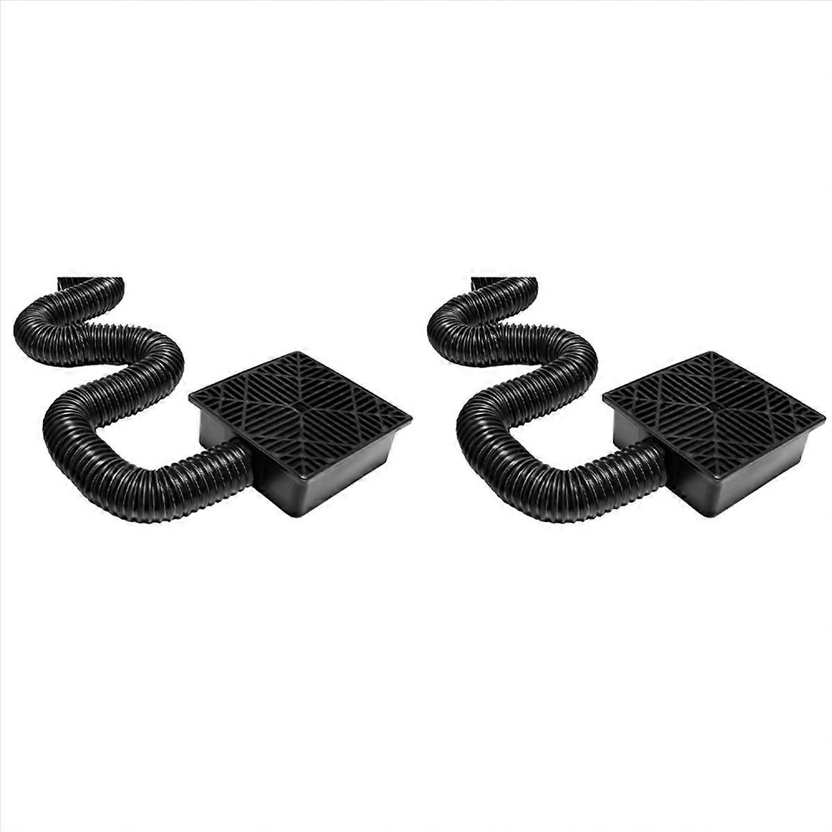 Catch Basin Downspout Drain Adapter for Patio Ground and Lawn