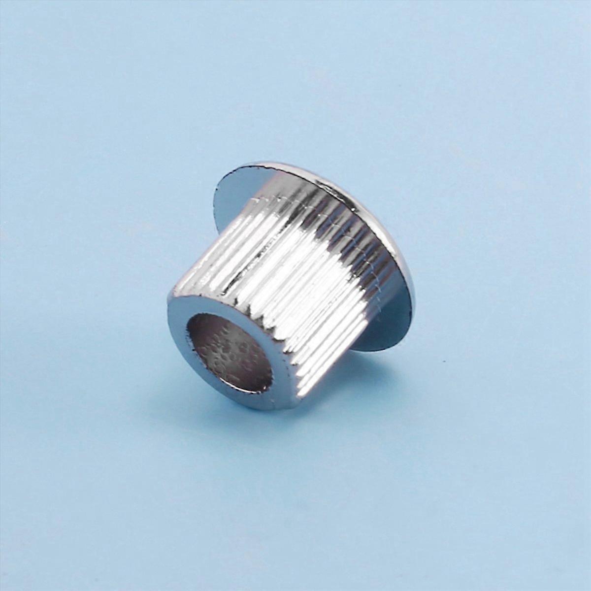 Guitar Tuner Adapter Nickel Plating with plastic Peghead Holes Silver