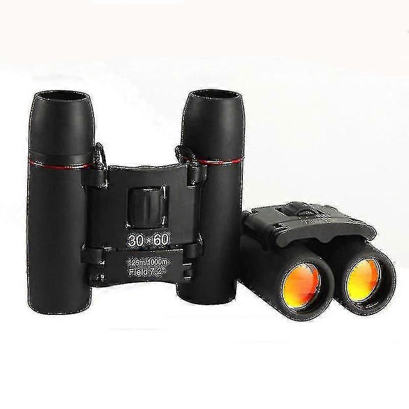 30x60 Compact Small Binoculars Powerful Folding Telescope With Clean C