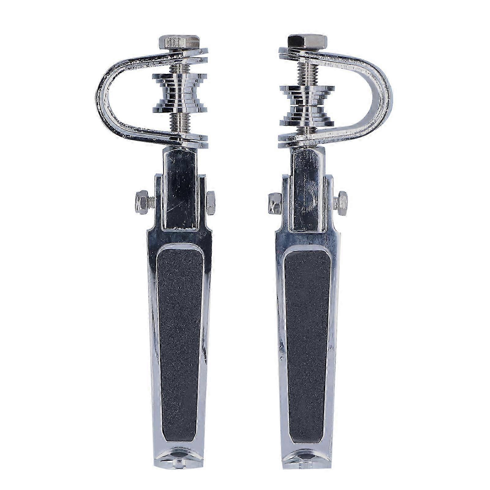 Electroplating Foot Pegs Footrest Pedal for 1‑1‑1/4in Engine Guards Replacement for FXDFSE FLHTCSE FLHRSEI