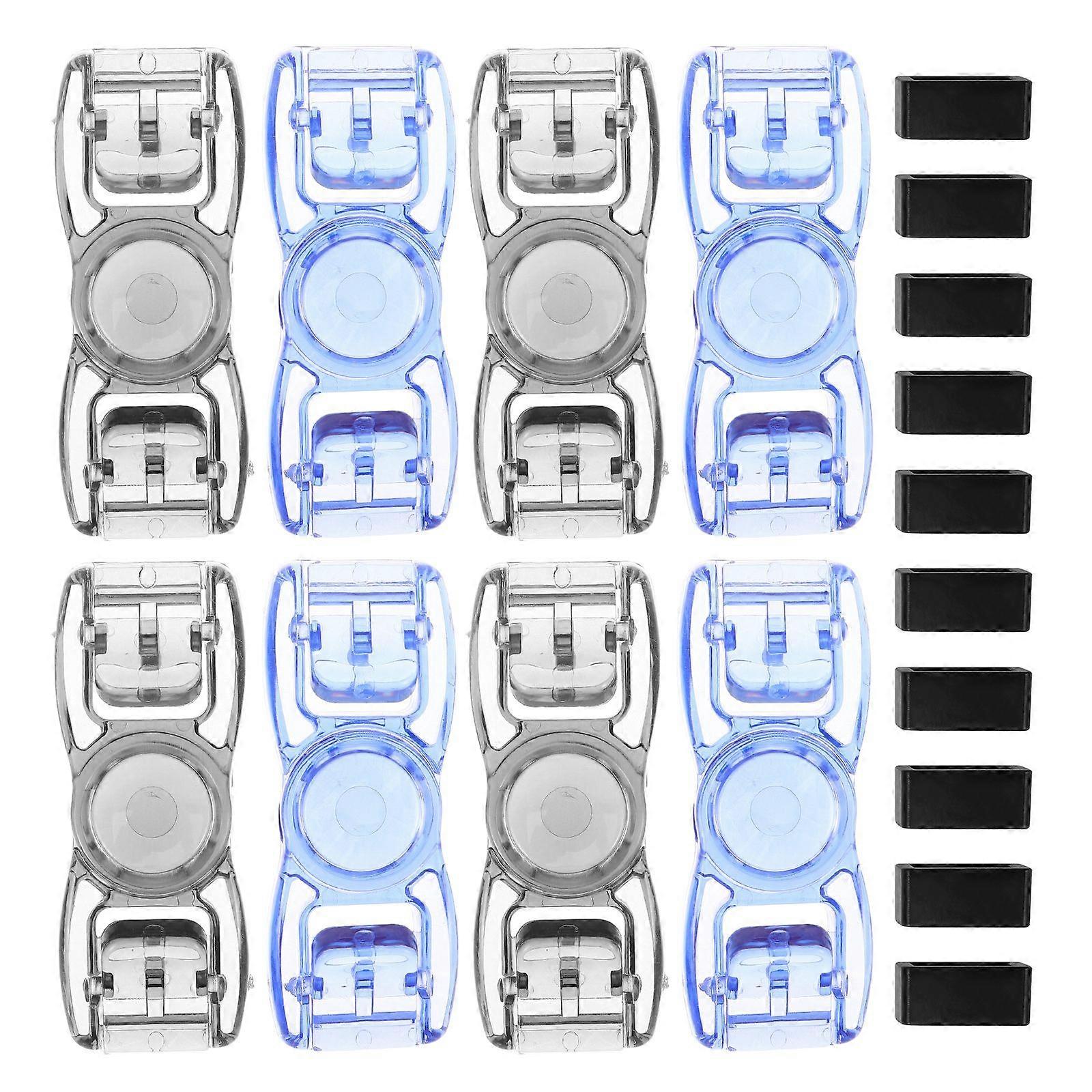 8pcs Swim Goggle Buckle Replacement - Universal Quick-Release Goggles Strap Clips Swimming Accessories Fastener Button Swim Button Clips Replacement