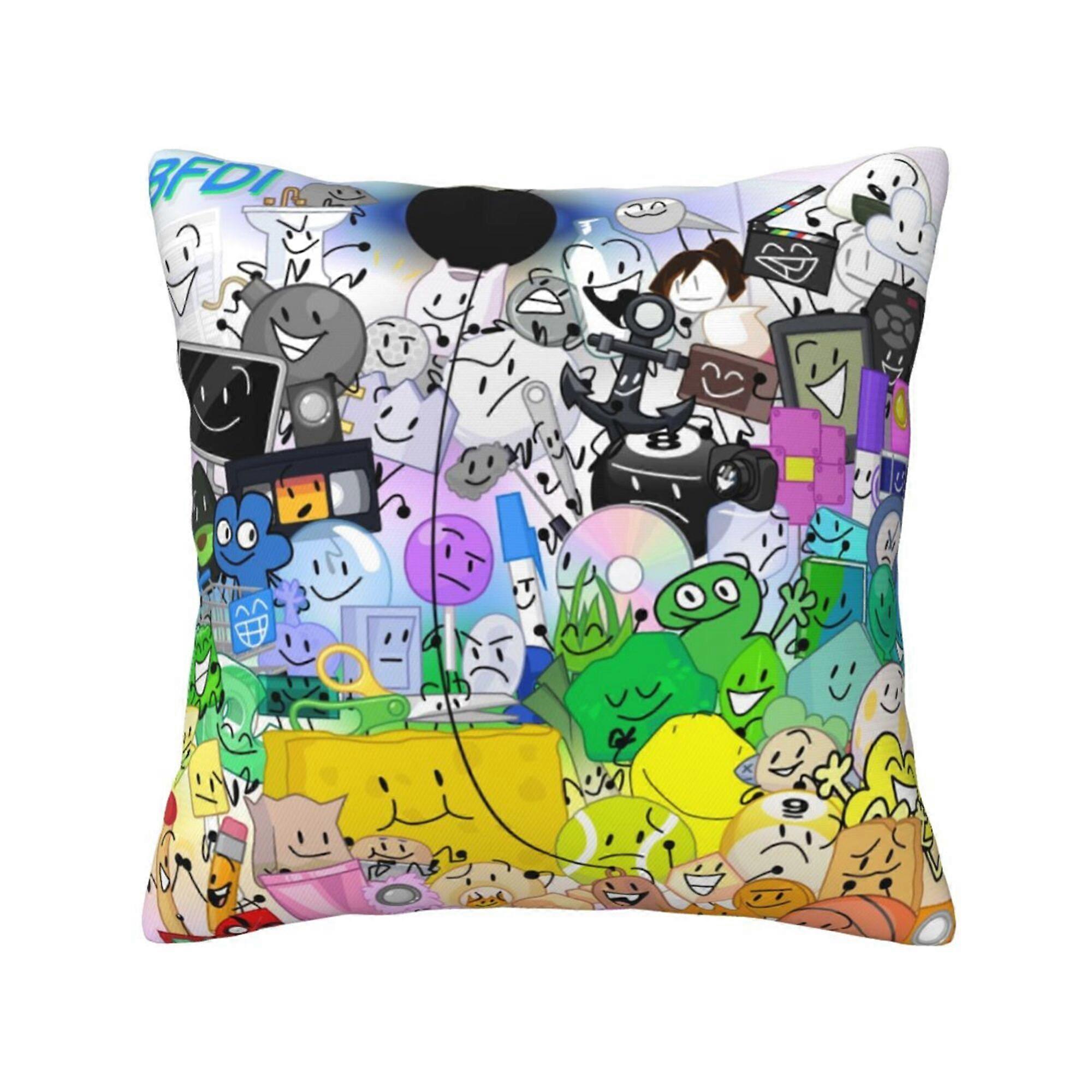 a400ドリームアイランドBFDIスロー枕カバー居心地の良いスクエアスロー枕カバーベッドソファソファリビングルームクッションケースの家の装飾-16 "x16" jnB