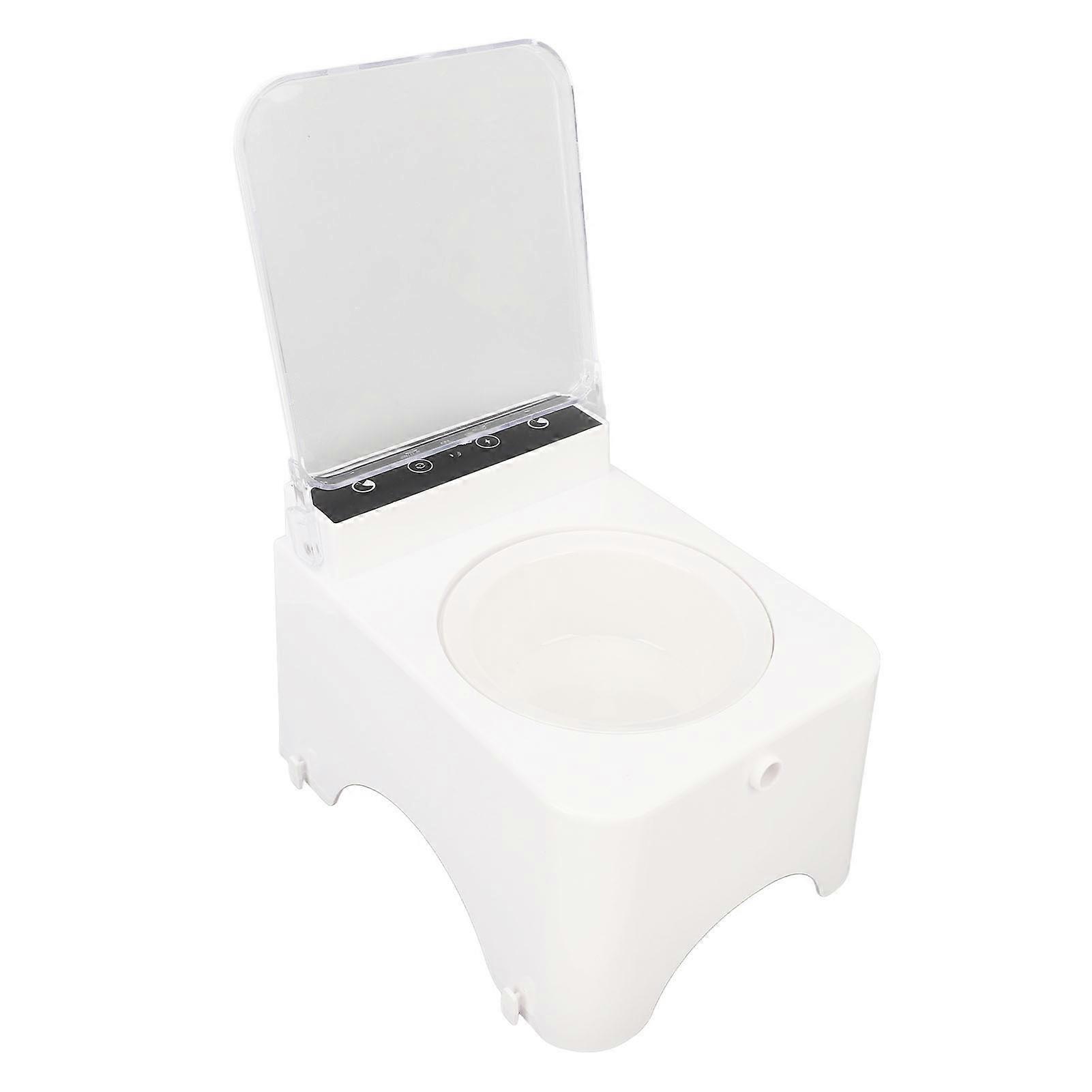 Cat Automatic Sensing Feeder Transparent Lid Raised Design Hygienic Automatic Intelligent Cat Dog Feeder Bowl for Home Indoor Style 2 