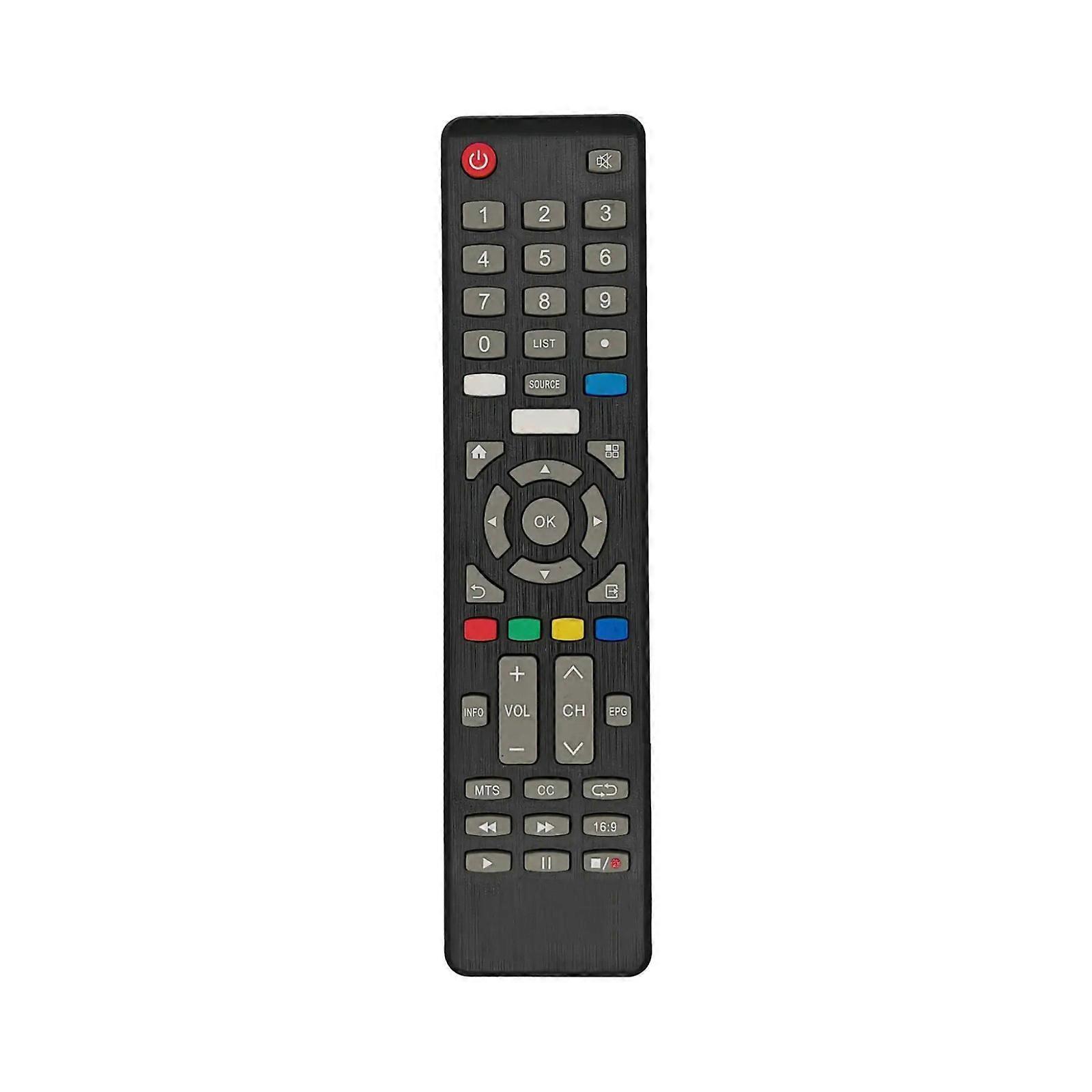 Multifuntional LCD TV Remote Suitable for Multiple Models Ergonomic Grip Responsive Keypad Not Programming Required Multicolor