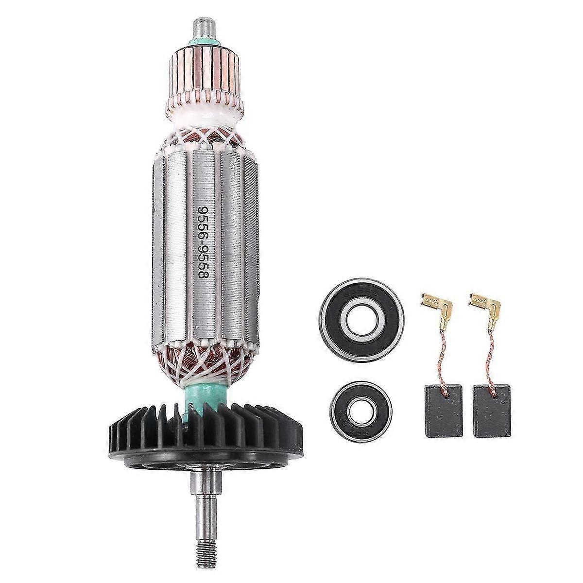 MAKITAアングルグラインダー9556 9557 9558 9556NB 9556HN 9557NBに適した交換用AC220V-240Vアーマチュアローター