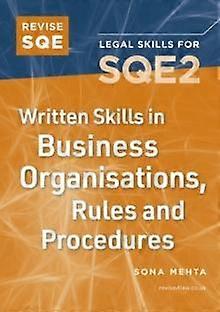 Revise Sqe Written Skills For Sqe2 Questions Amp Answers In Business Law And Pra by Sona Mehta Paperback