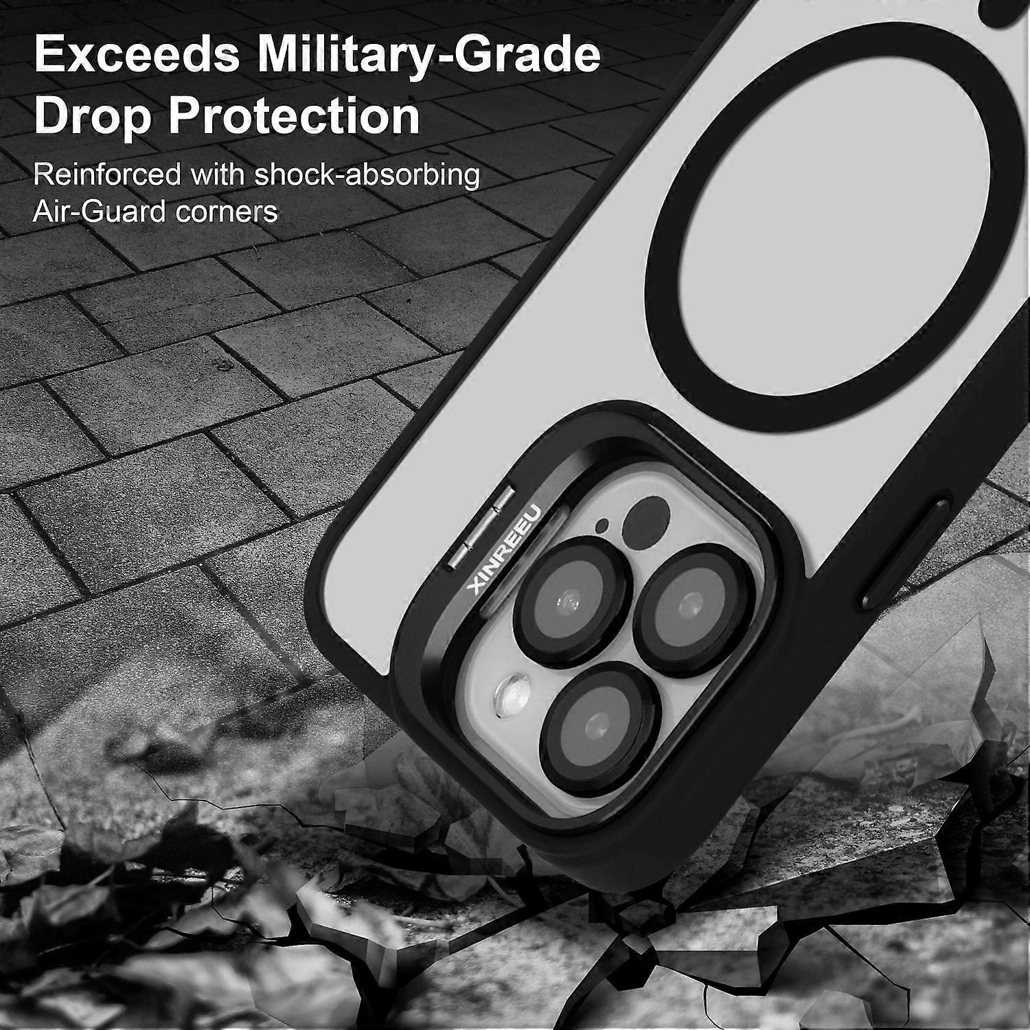 iPhone 14 PRO MAX Case Protective Case - with Magsafe and Stand Function