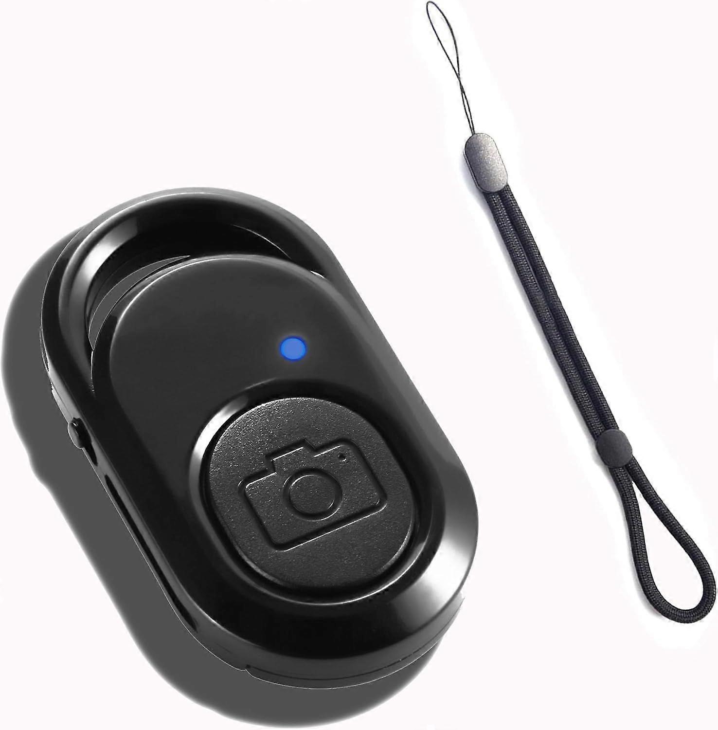 Bluetooth Remote Control iPhone Camera Remote: Wireless Remote Shutter for Selfie and Photo Clicker, Compatible with iPhone iPad Tablet and