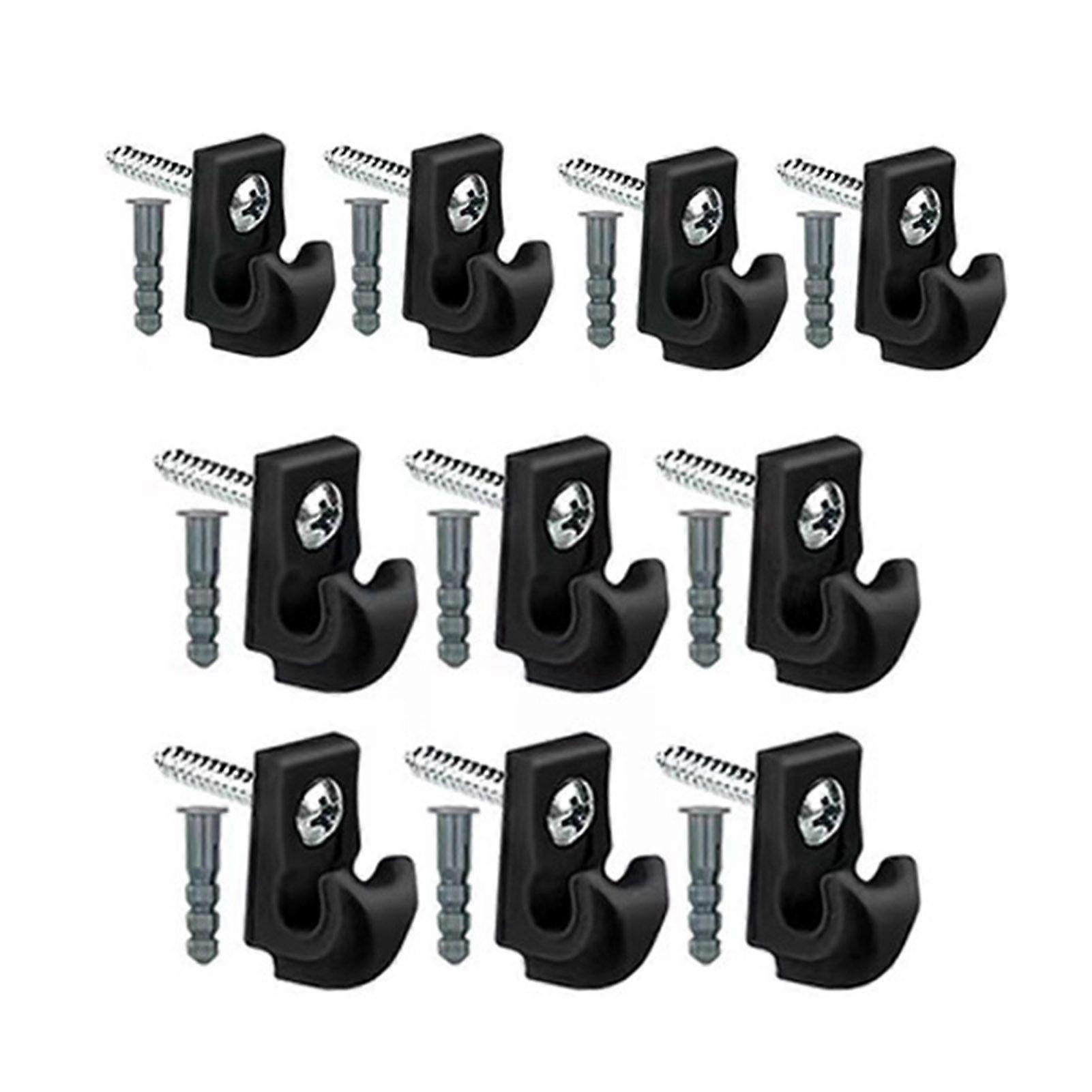 Plastic String Light Hook Easy Install Christmas Lights Hanger Hooks Weatherproof Rust-Proof Wall Mount Hook for Outdoor Indoor Use