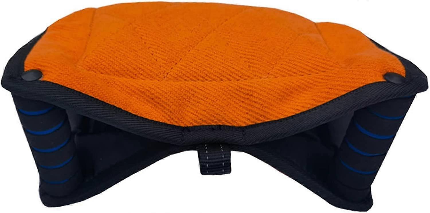 Dog Tug Toy Jute Training Biting Pillow Durable Fabric Biting Target Flying Target Orange