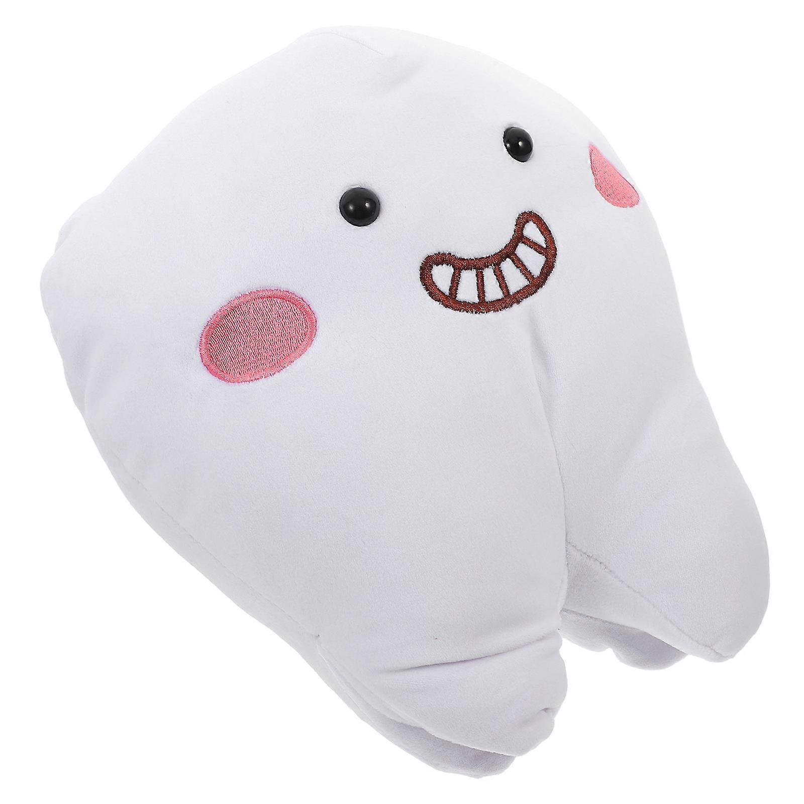 Plush Tooth Hugging Pillow for Sofa Decoration Soft Throw Pillow
