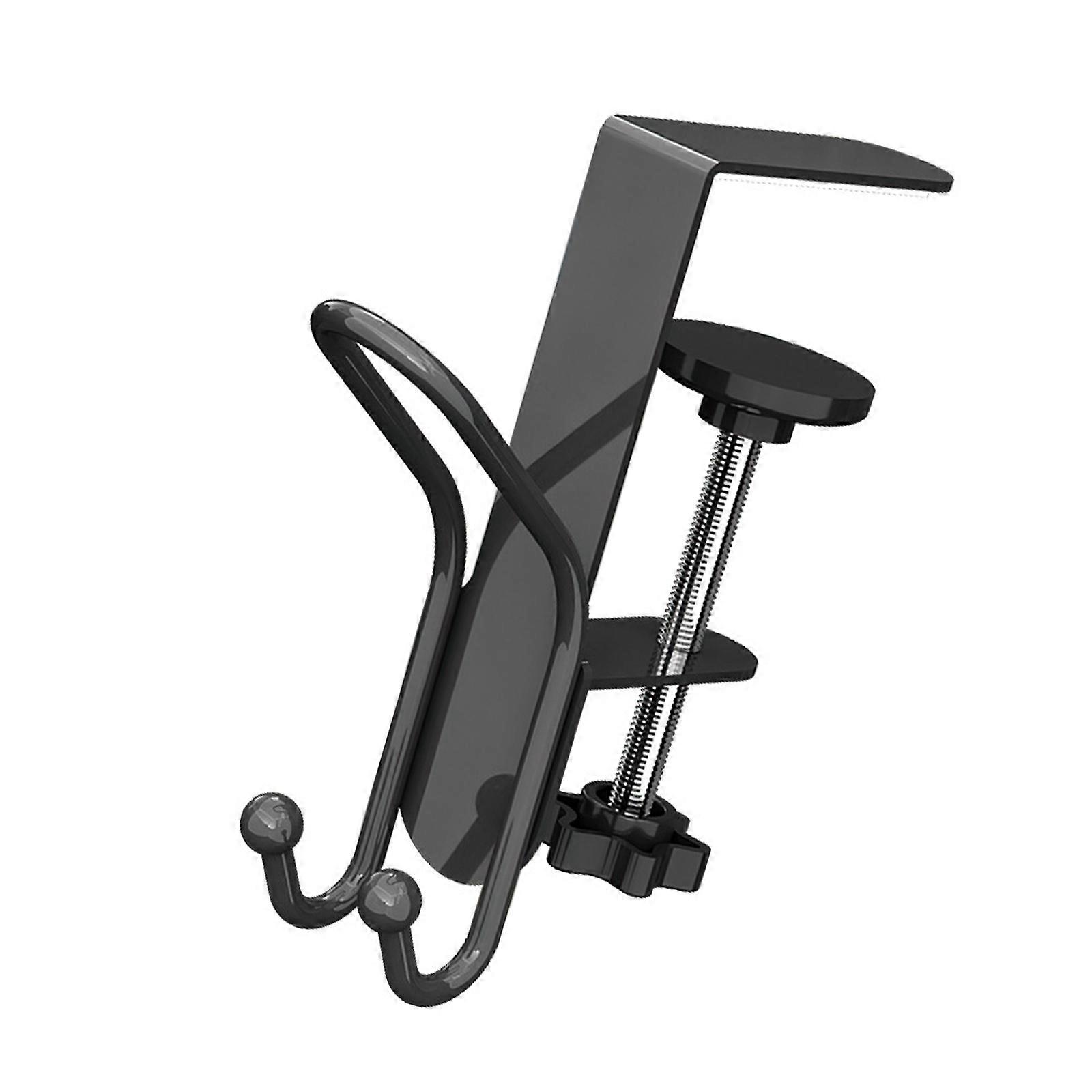 Multipurpose Study Planner Desk Side Hook Secure School Bag Storage Permanent Iron Building Quick Arrange Dense Plan  Gun Gray