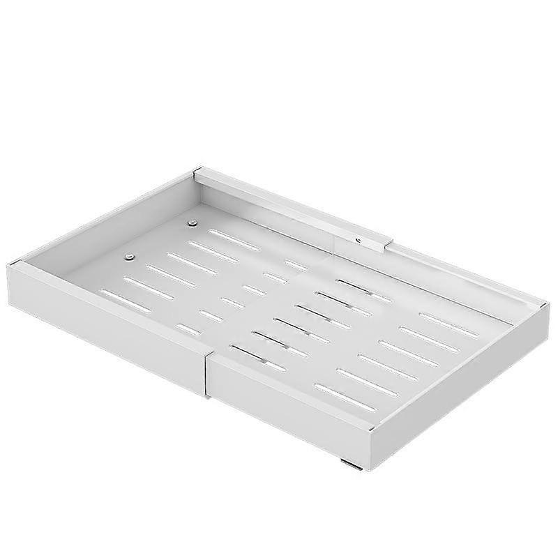 Pull Out Cabinet Organizer with Expandable Slide Out Drawer, Adjustable Width Kitchen Storage Shelf 17.1–26.8 Inch