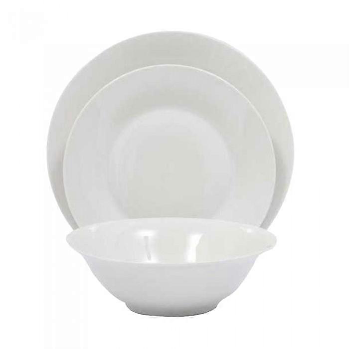 Basiks Porcelain Dinner Set (Pack of 12)