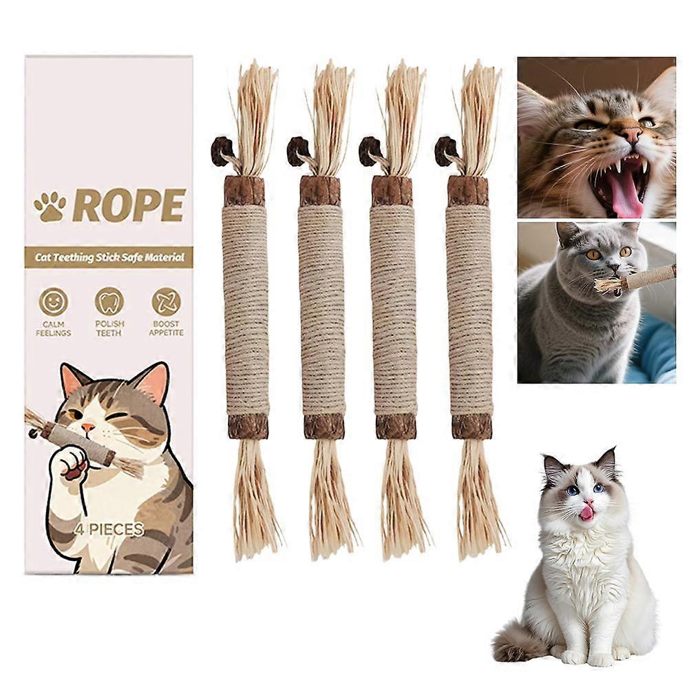 Catnip Toys Cat Wand Silvervine Sticks Cat Toys For Indoor Chew Cats Toy