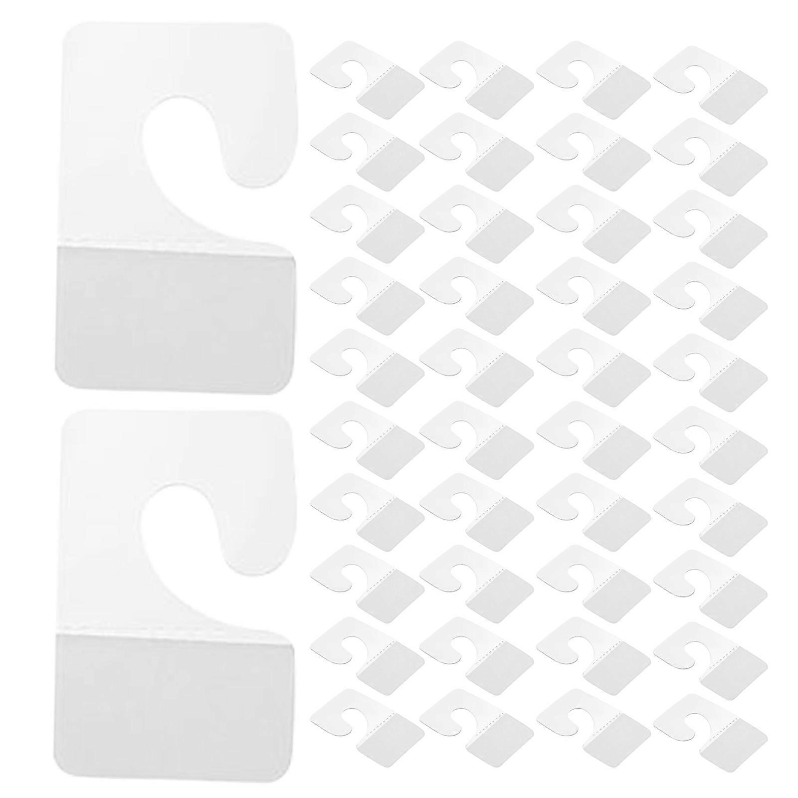 Clear Adhesive Plane Hole Hang Tabs Hook for Storage Use 360Pcs Plastic Hooks