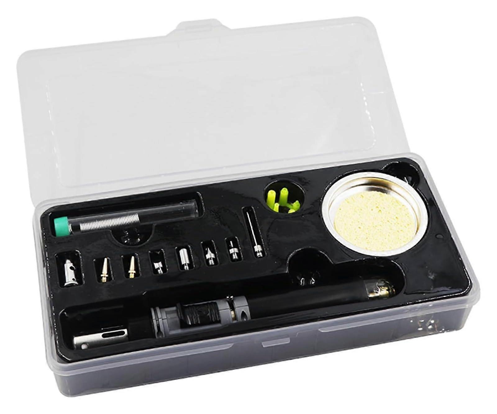 Cordless Butane Soldering Iron Kit with Self Ignition Torch for Electronics  and Welding