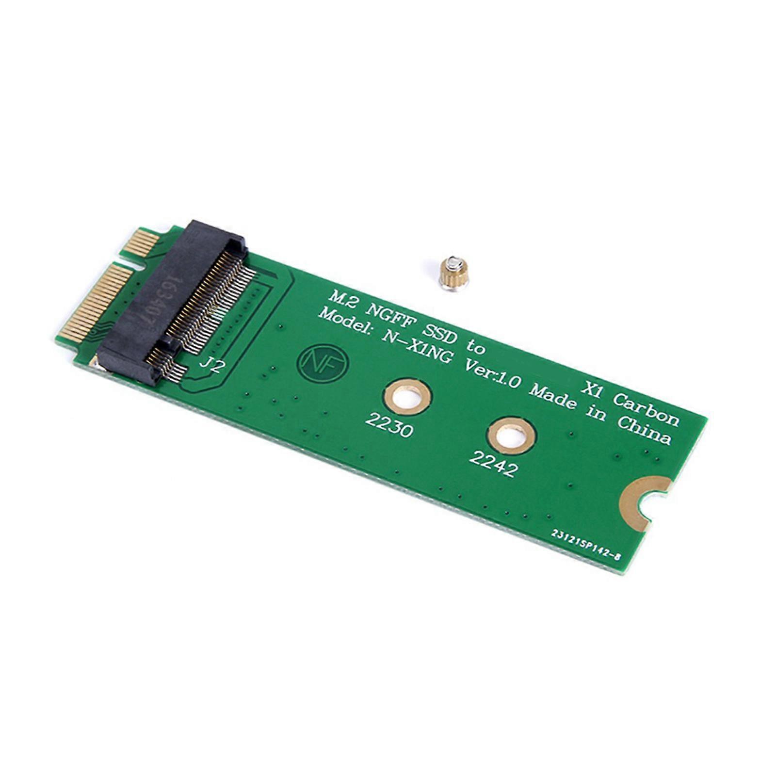 20+6 Pin SSD to NGFF M.2 SSD Converter Card Computer Adapter for   X1 for Smooth Computer Linking Multicolor