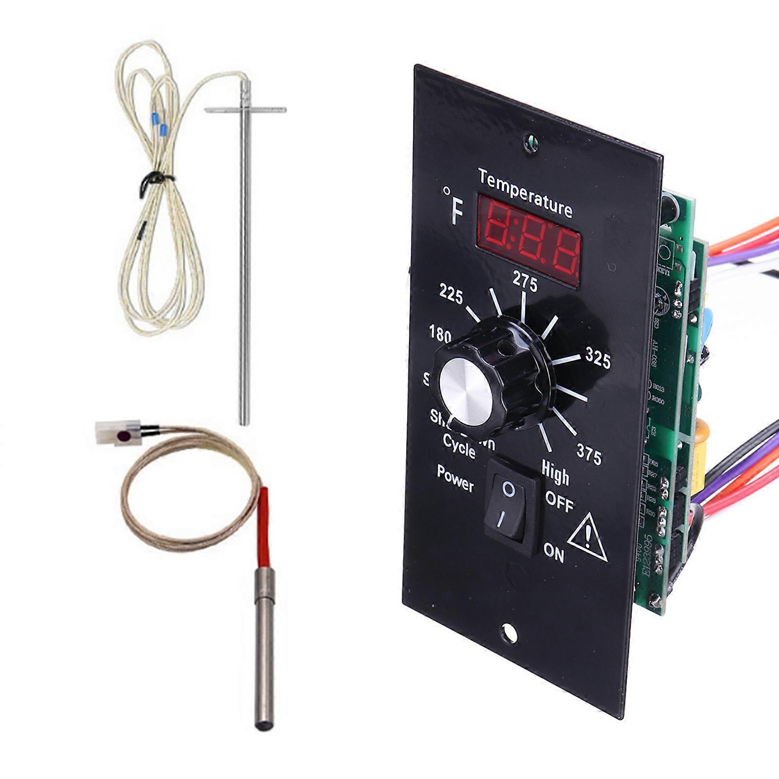 Grill Assossories Pellet Grill Controller DSTR038-F, Replacement for Digital Controller Kits for Grills Multicolor