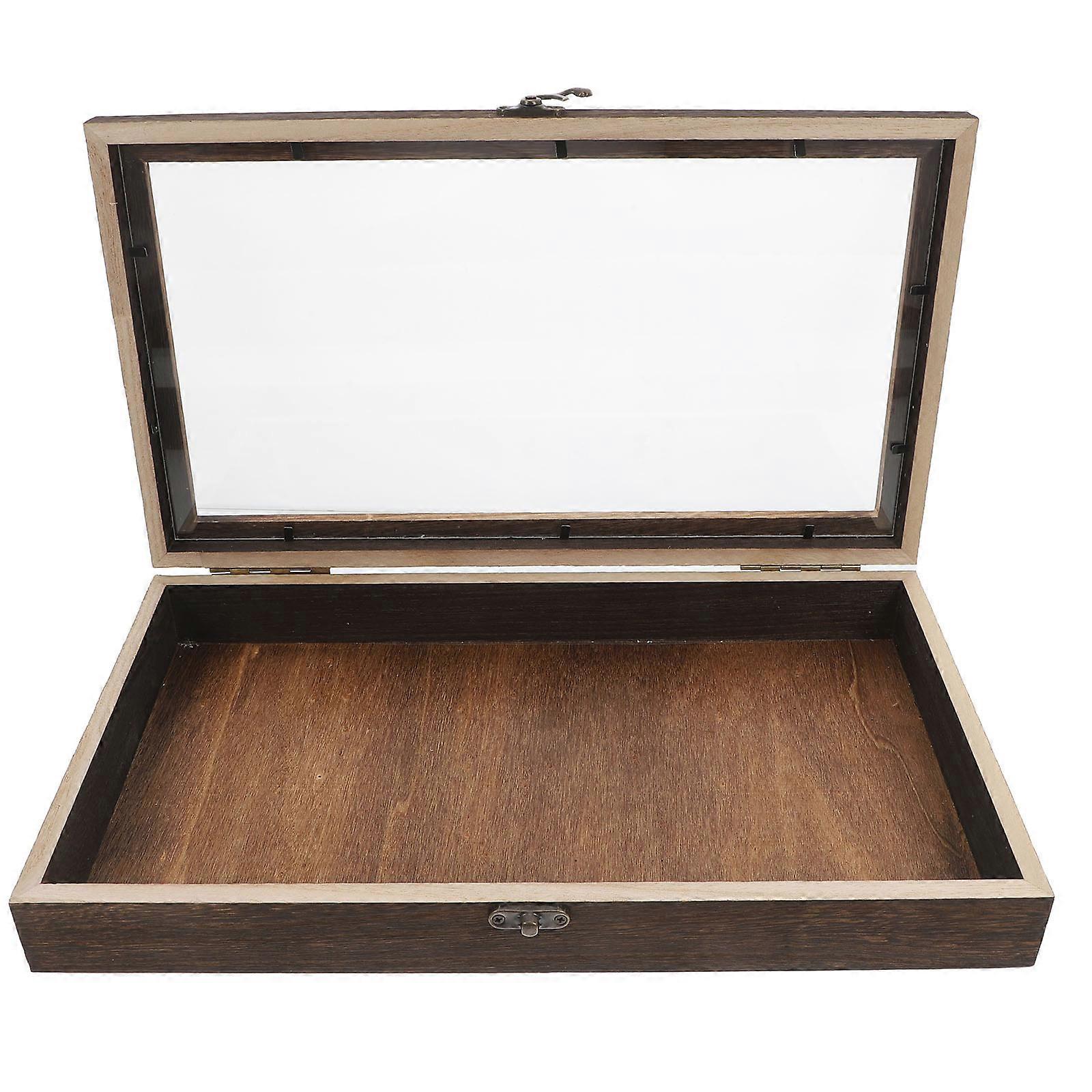 Butterfly Display Frame Shadow Box Design For Home Decor Versatile Usage Pine Wood 1Pcs