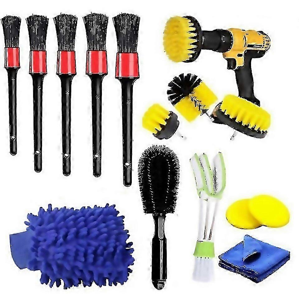 For 14piece Cleaning Brush Car Washing Combo Set