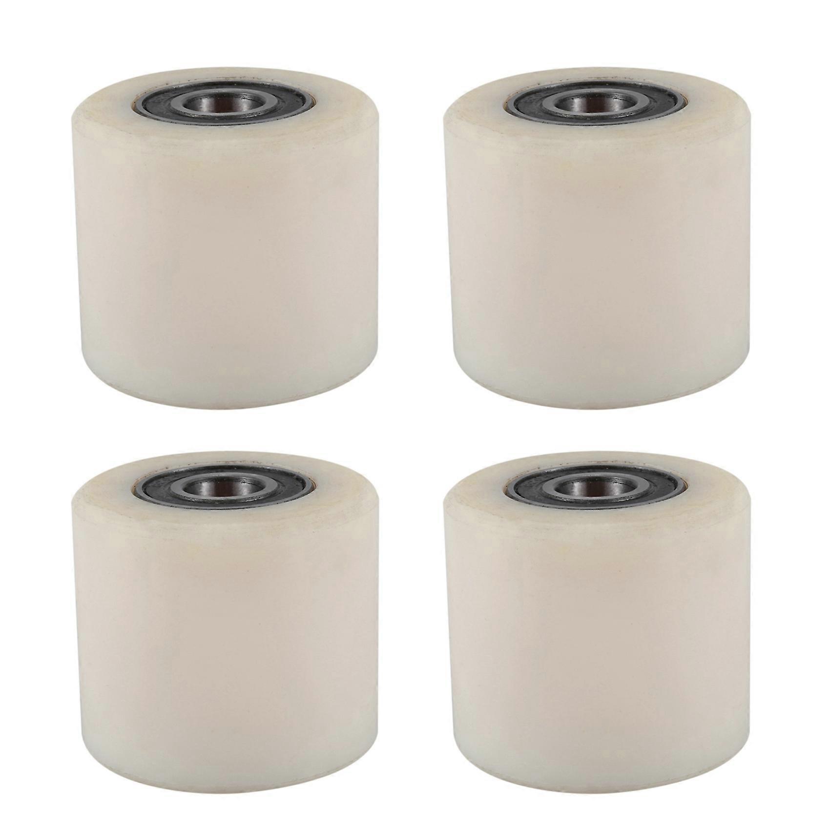 4X to Rotate Pallet 80 x 70mm Nylon Beige + Silver