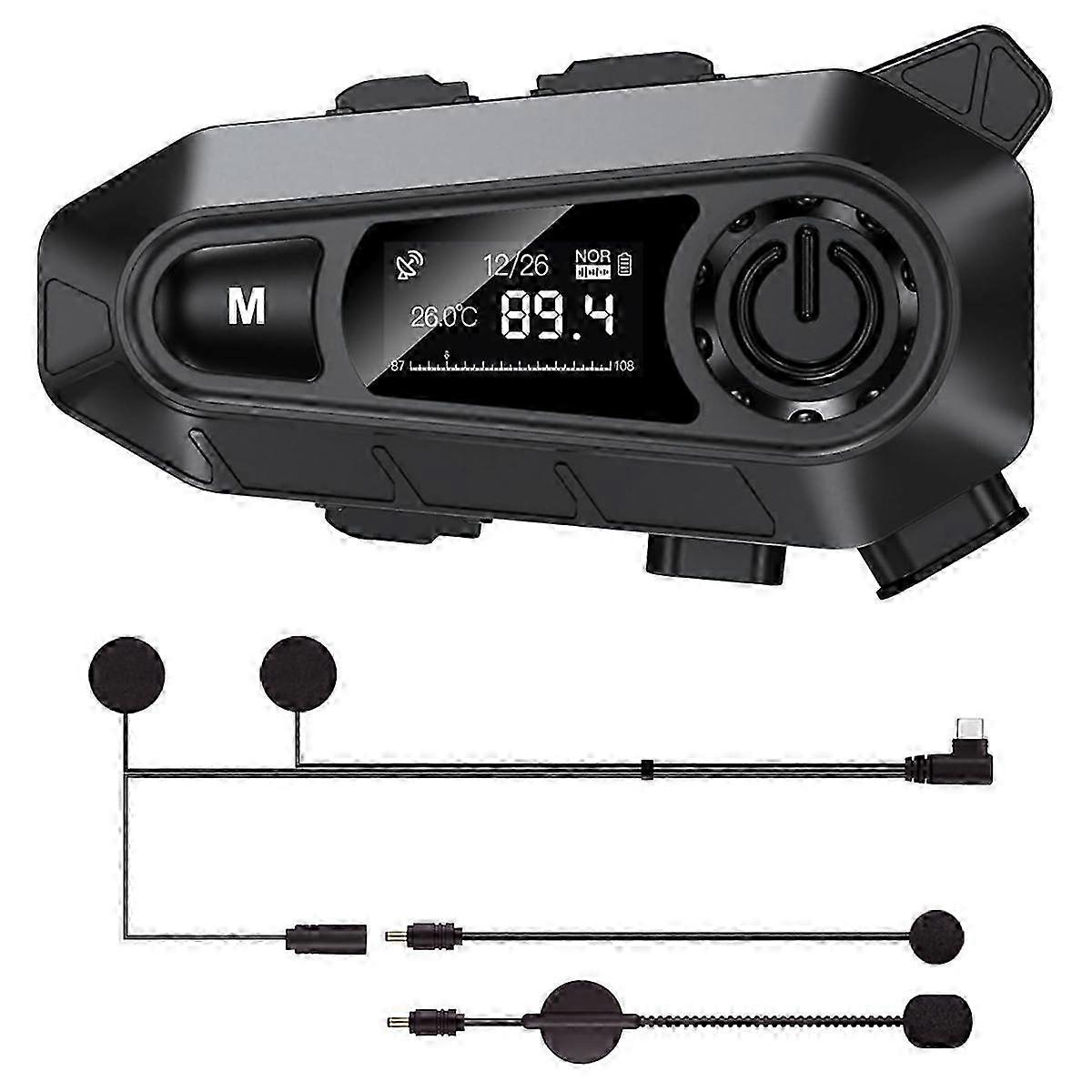 Motorcycle Bluetooth Headset, Helmet Bluetooth Headset with Type Mics