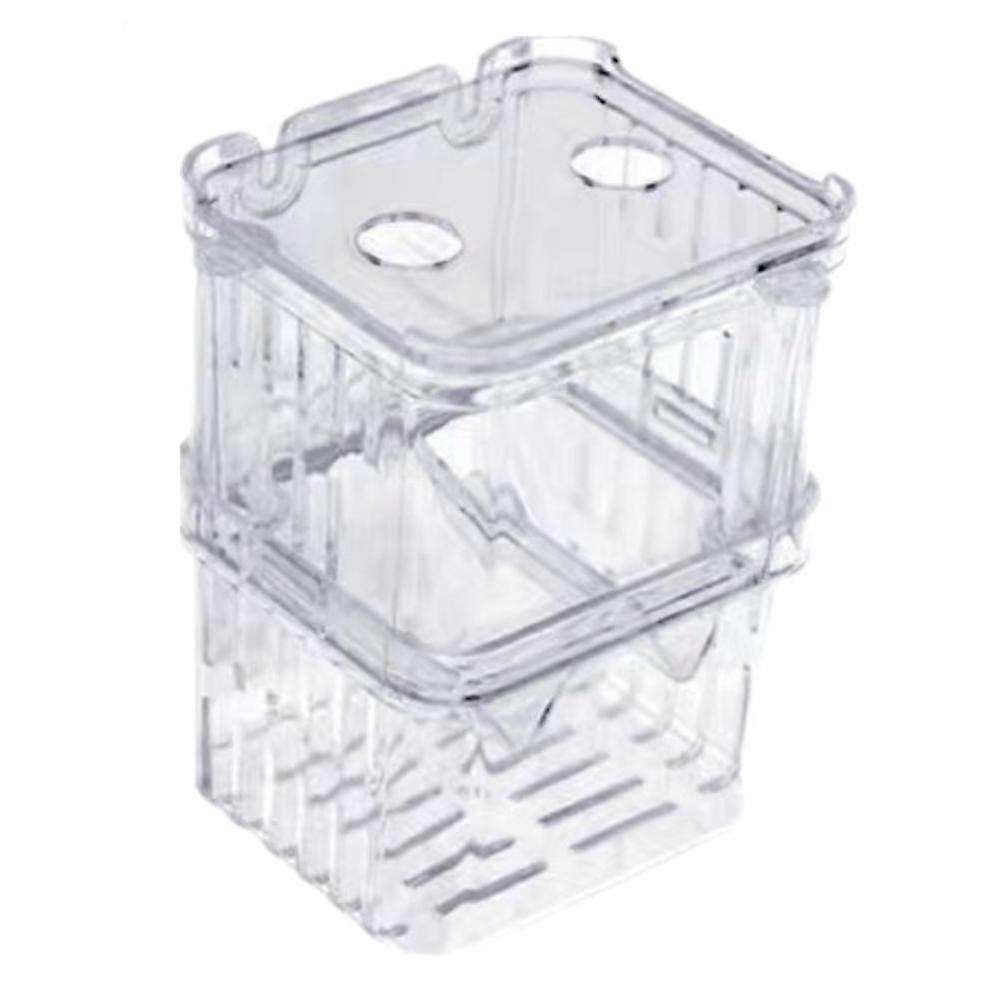 Aquarium Fish Tank Breeding Breeder Rearing Box Hatchery Isolation Case B0A6