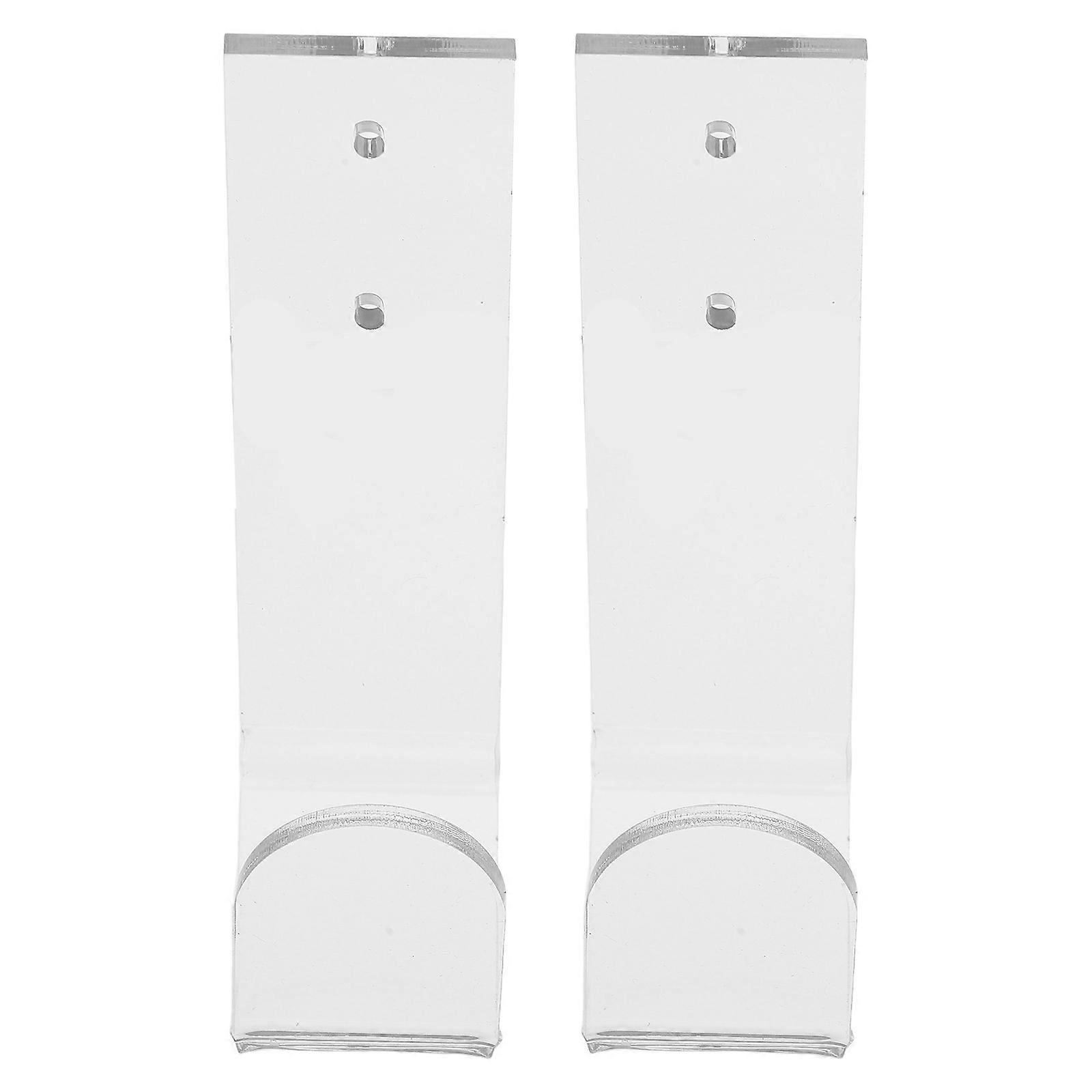 2Pcs Keyboard Wall Rack Clear Keyboard Holder for Storage Acrylic Material