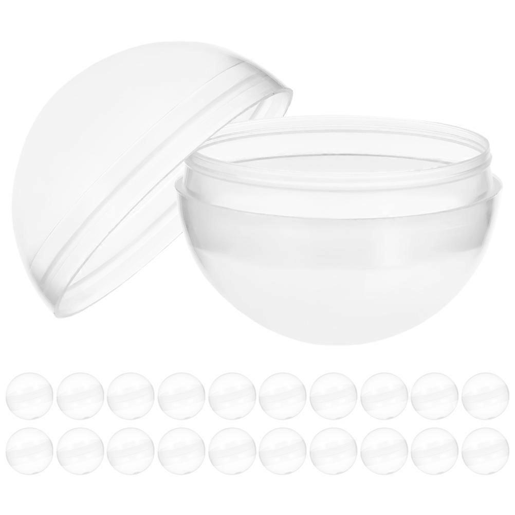 Transparent Plastic Toy Vending Capsule for Storage Use 100Pcs