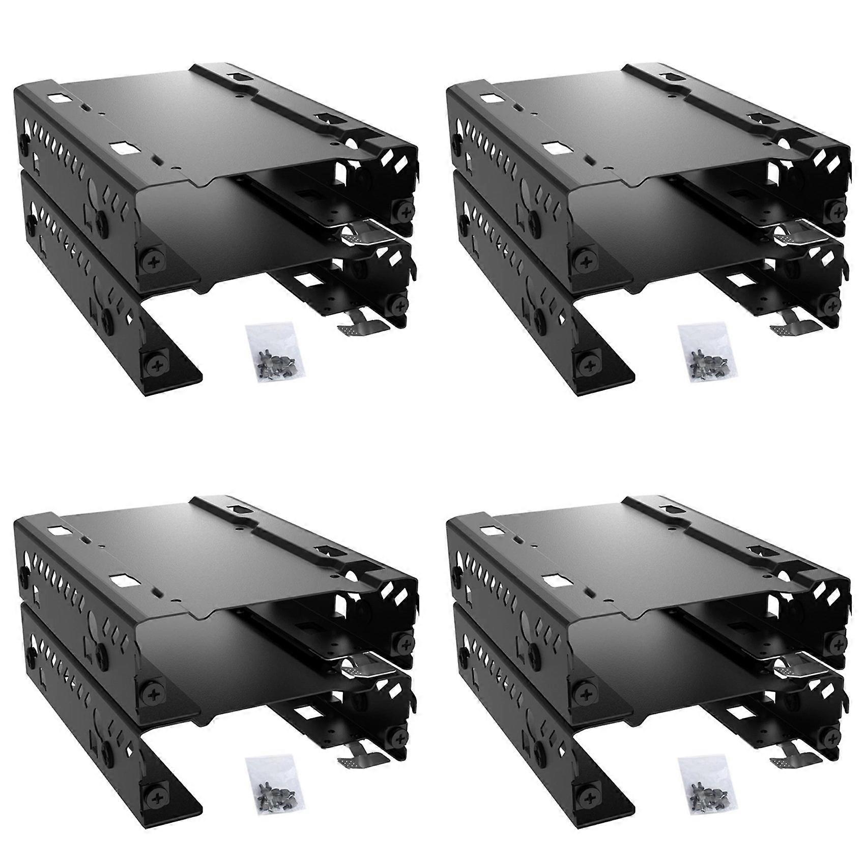 Phanteks 8 Pack Stackable 3.5 / 2.5 Inch Duo Cases HDD Hard Drive Mounting Bracket Adapter