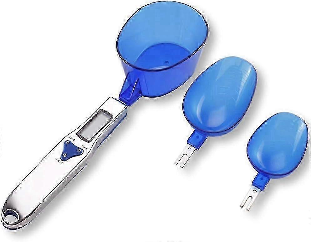 Digital Kitchen Food Scale Scale with 3 Measuring Spoons Weighs 1.1 lbs / 500 g (0.1 g) Portable LCD_WYT