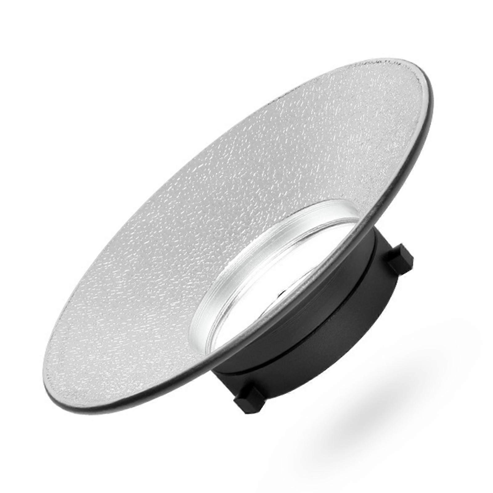 Aluminum Alloy Light Diffuser Dish Reflector For Camera Flash Provides 120Degree Wide Angle Illumination Improves Light Multicolor